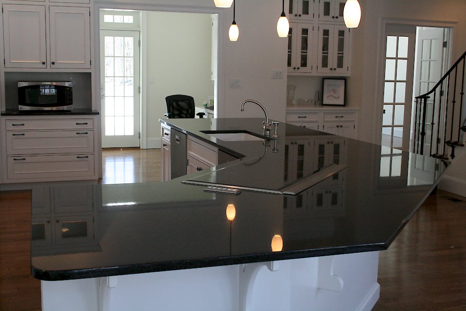Black Pearl granite counter-tops
